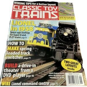 Classic Toy Trains September 2006 Lionel In 1958 Wiring Plan City Track Layout